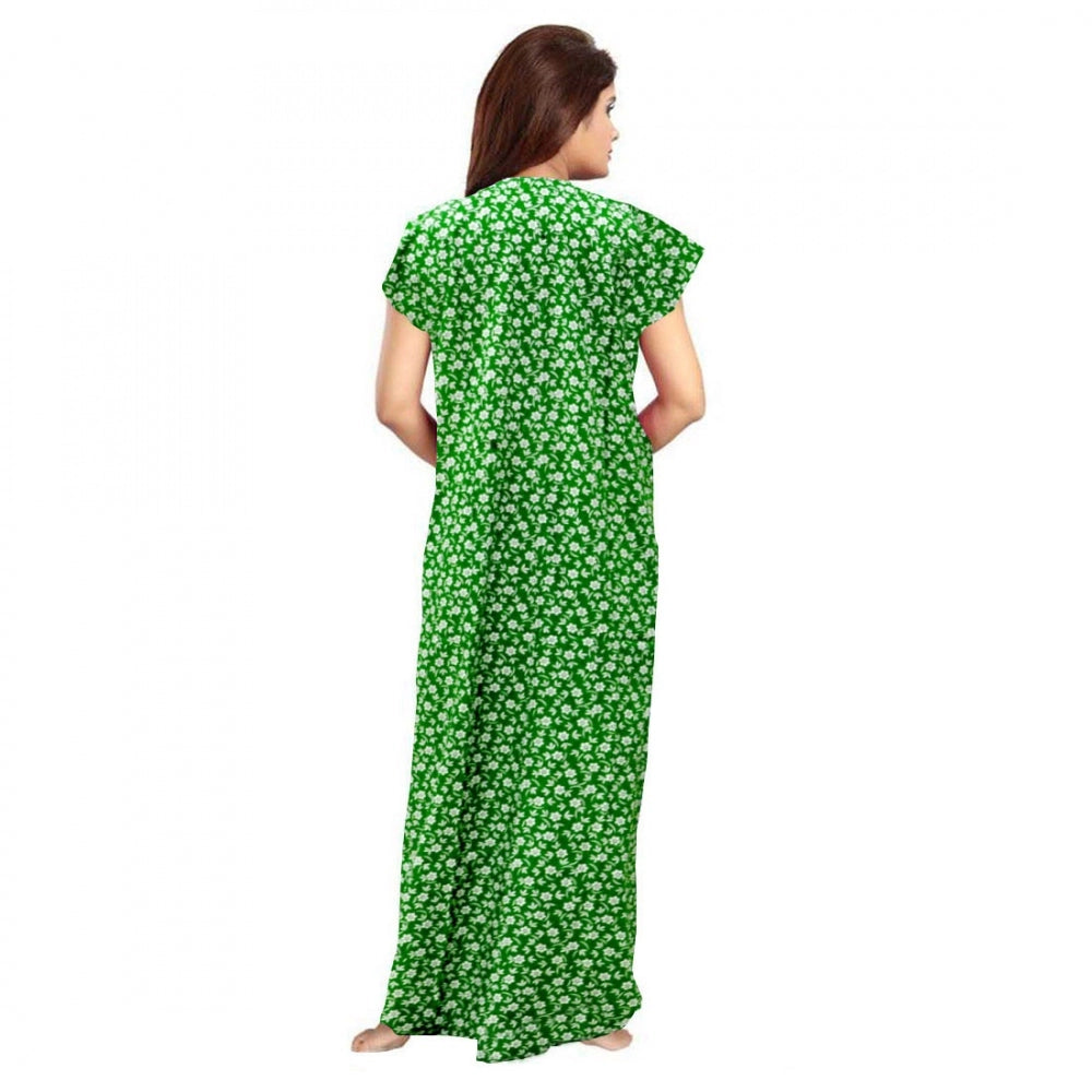 Ranili Cotton Printed Maxi Nighty