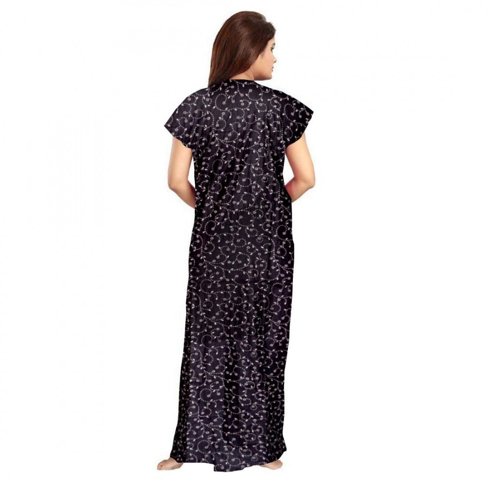 Ranili Cotton Printed Maxi Nighty