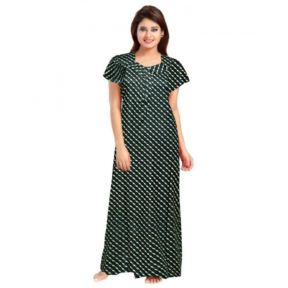 Ranili Cotton Printed Maxi Nighty