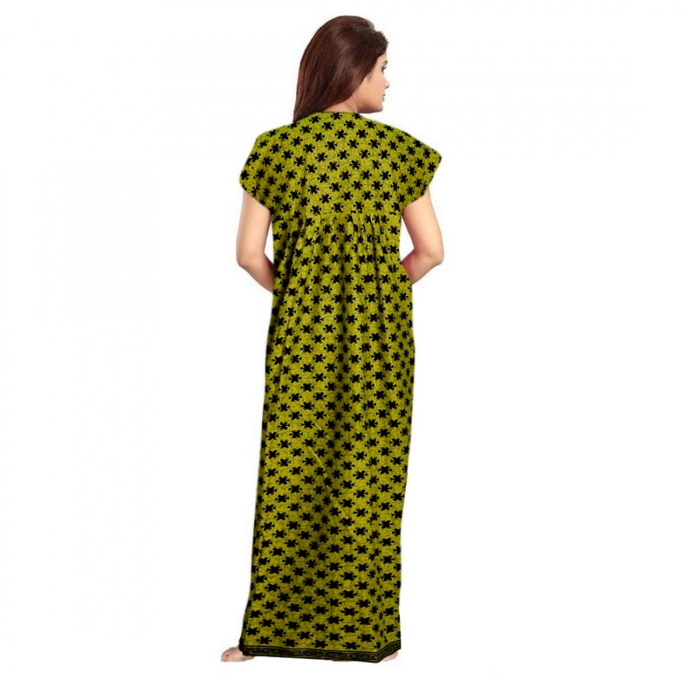 Ranili Cotton Printed Maxi Nighty