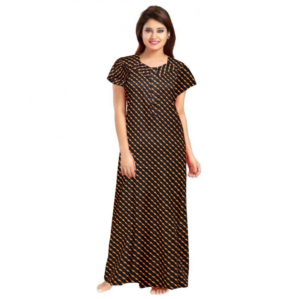 Ranili Cotton Printed Maxi Nighty