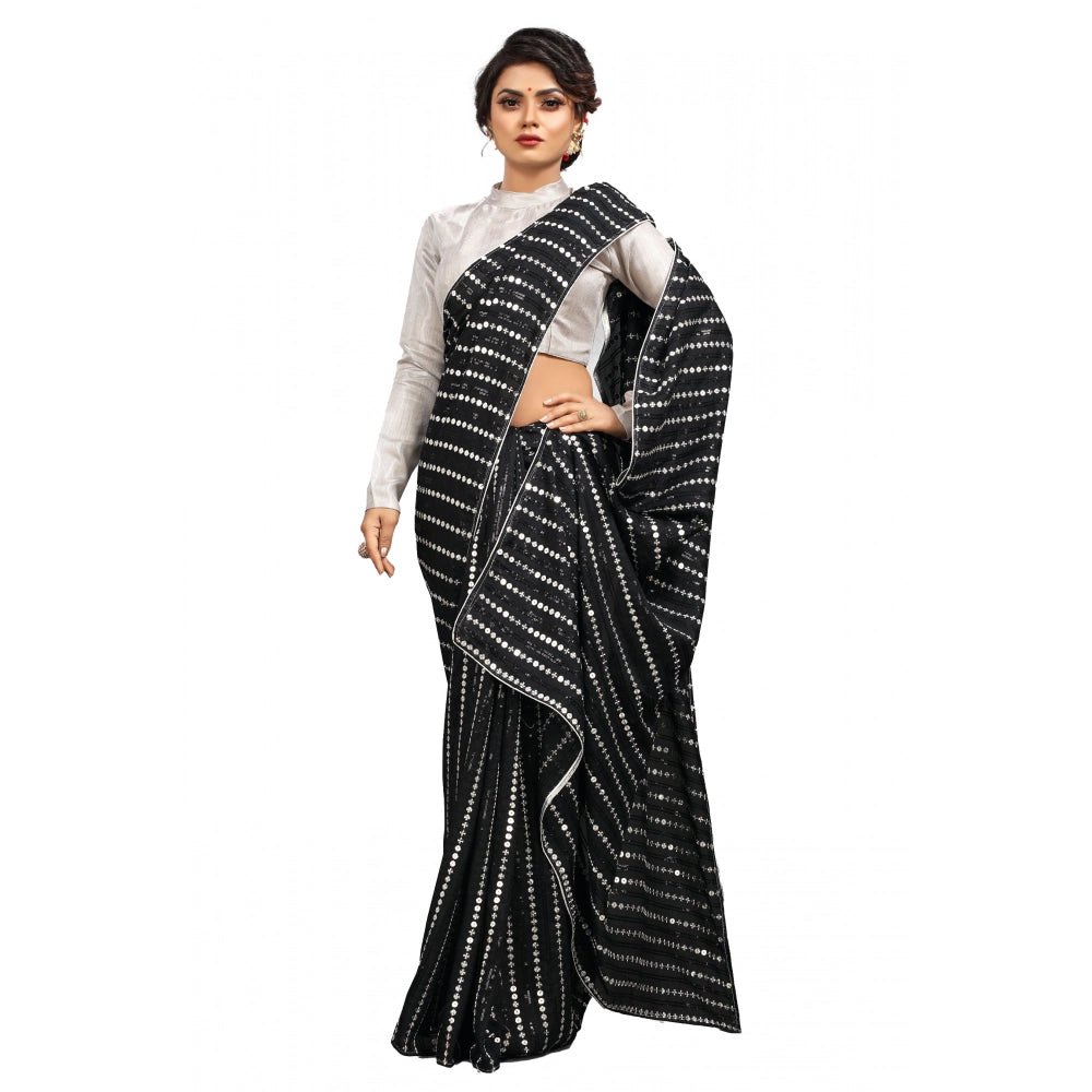 Ranili Vichitra Saree With Blouse