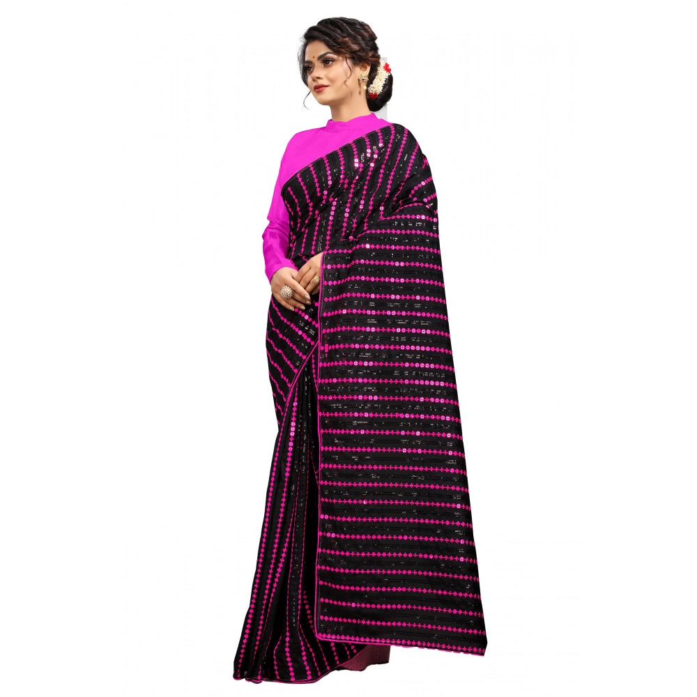Ranili Vichitra Saree With Blouse