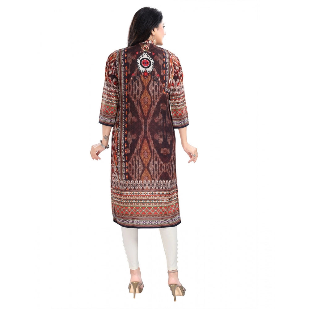 Ranili 3/4th Sleeve Masleen Tunic Long Kurti