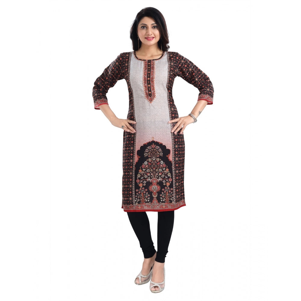 Ranili 3/4th Sleeve Cotton Blend Tunic Long Kurti
