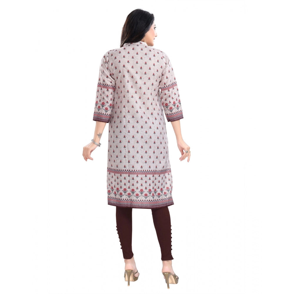 Ranili 3/4th Sleeve Cotton Blend Tunic Long Kurti