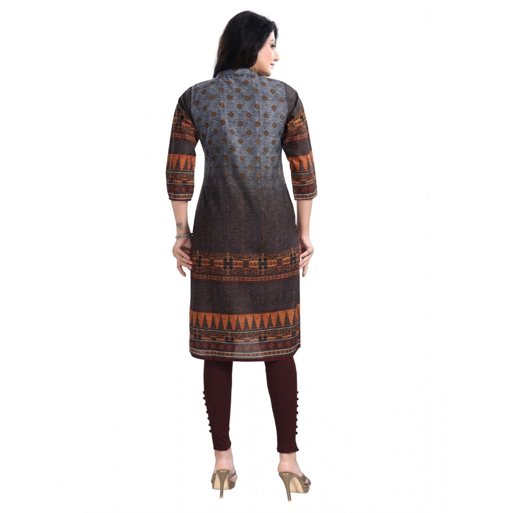 Ranili 3/4th Sleeve Cotton Blend Tunic Long Kurti