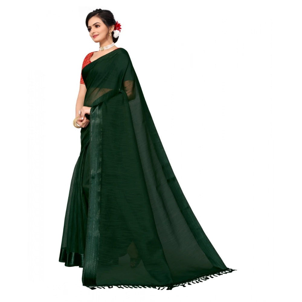Ranili Cotton Blend Stripe Pattern Sarees