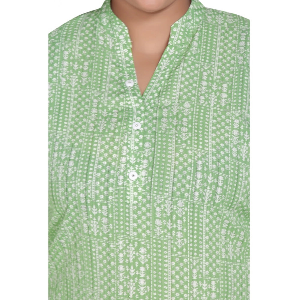 Ranili Casual 3/4th Sleeve Imported Synthetix Full Printed Straight Kurti