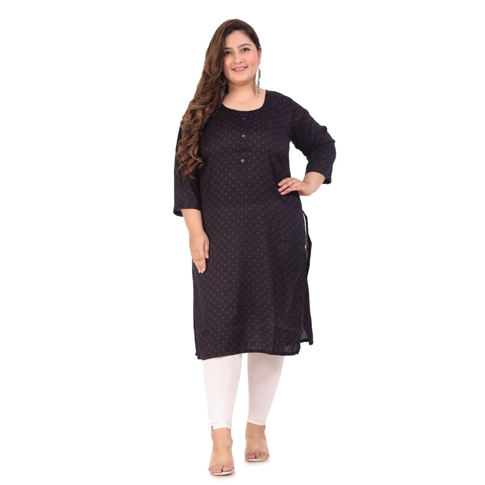 Ranili Office Wear Bandhni Printed Capsule Straight Kurti