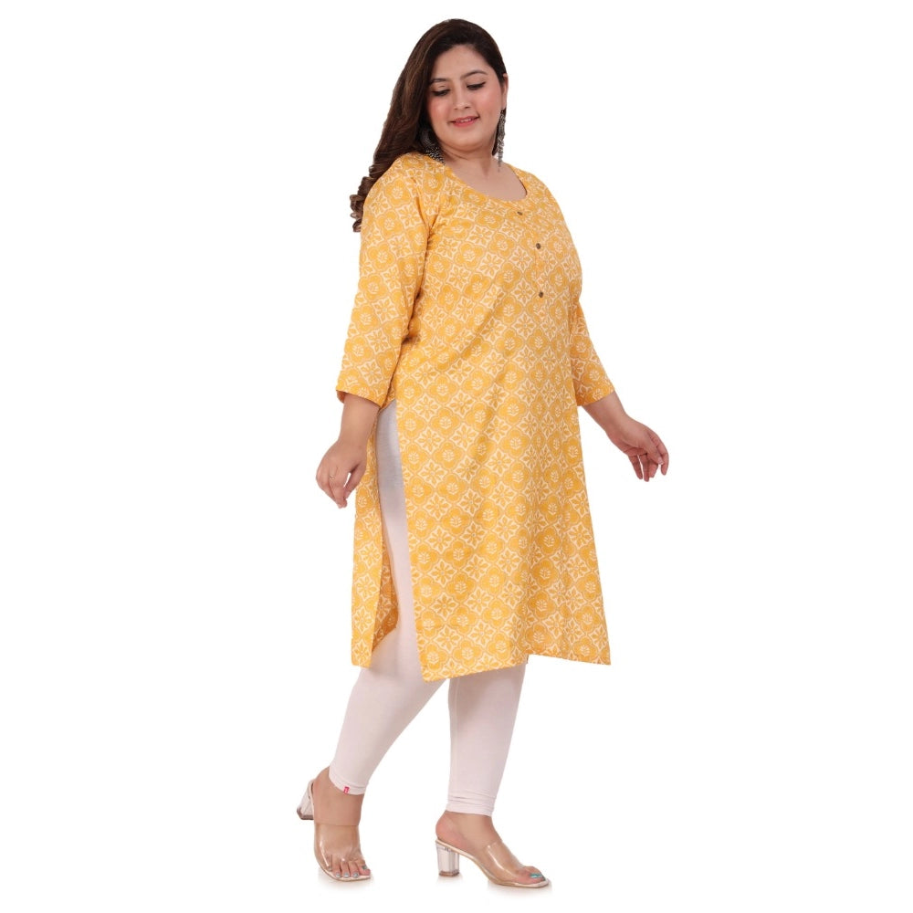 Ranili Office Wear Designer Printed Capsule Straight Kurti
