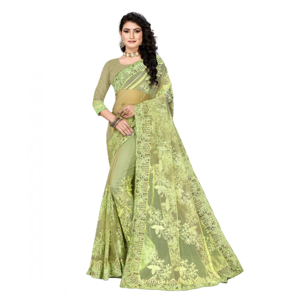 Ranili Net Saree With Blouse