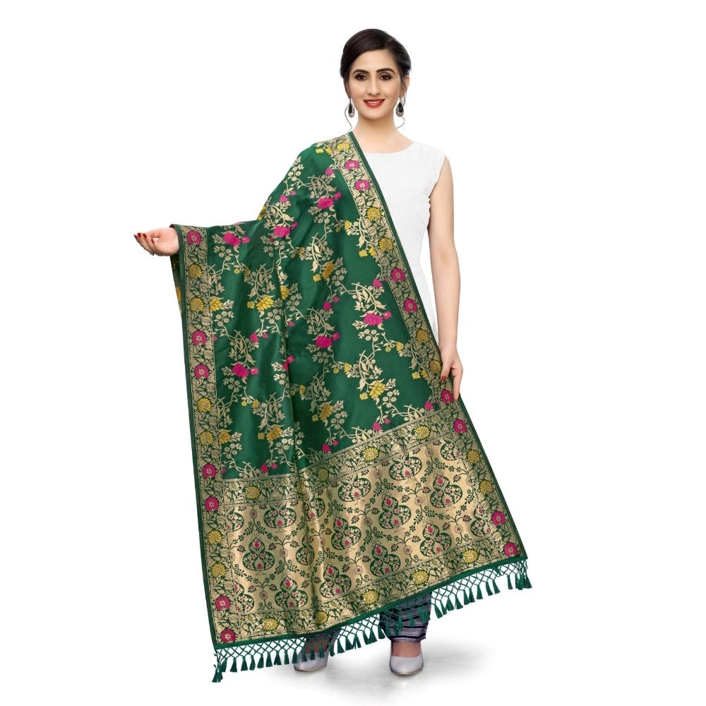 Ranili Silk Pure Zari Weaving Duppatta