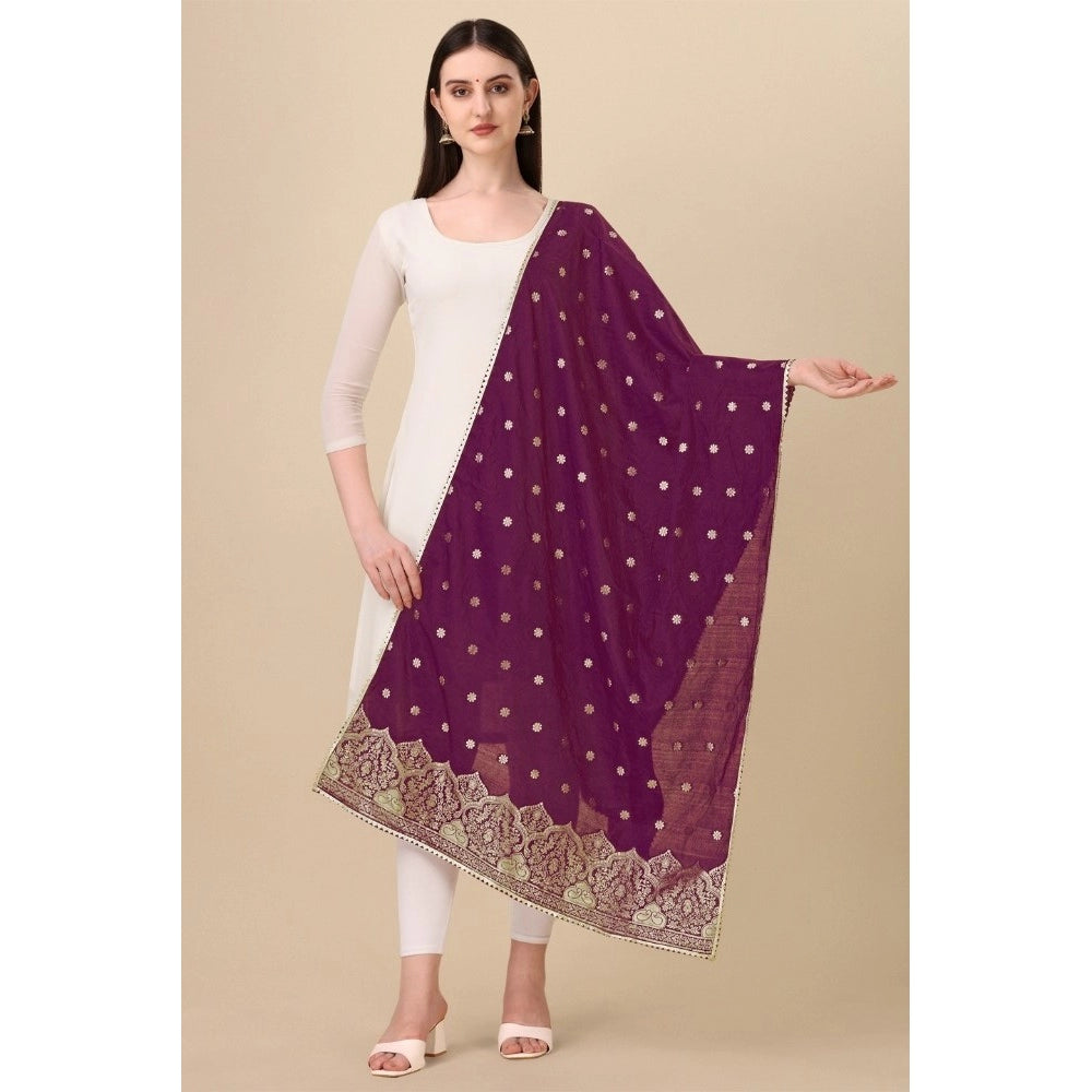 Ranili Silk Pure Zari Weaving Duppatta