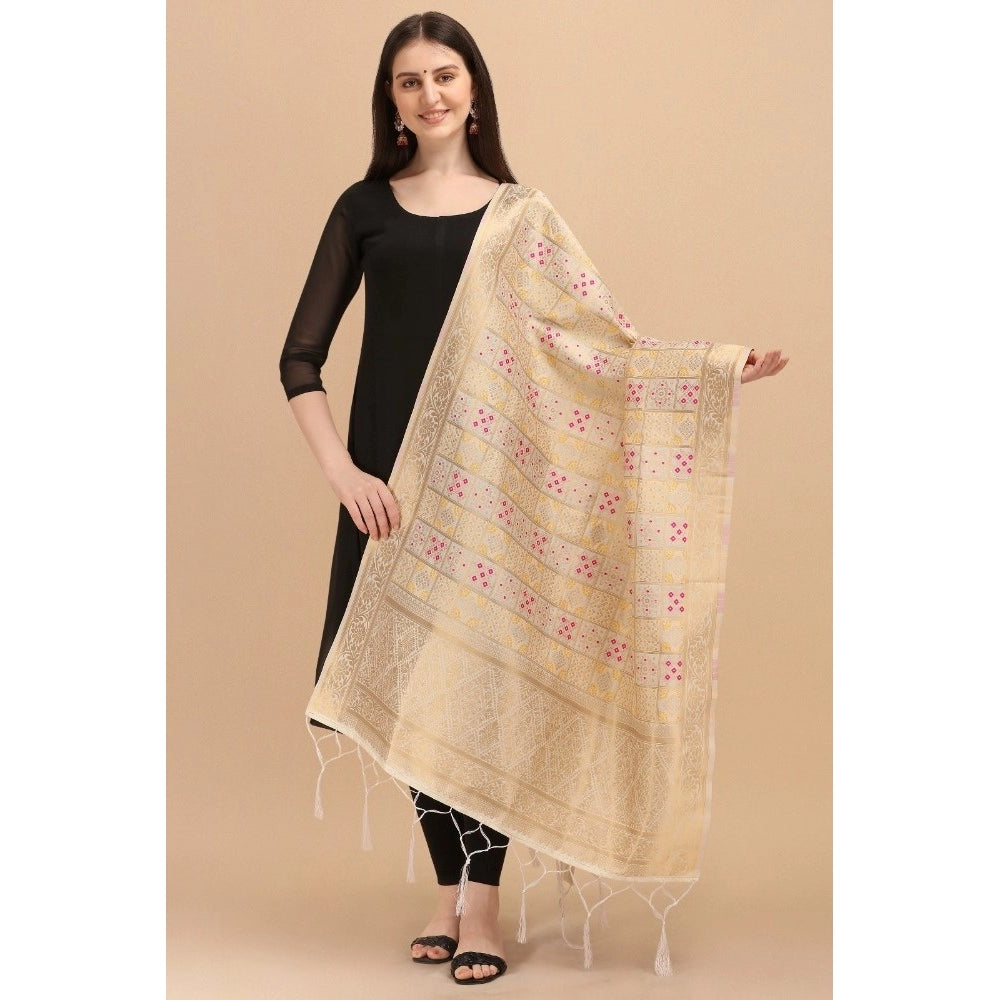 Ranili Silk Pure Weaving Work Duppatta
