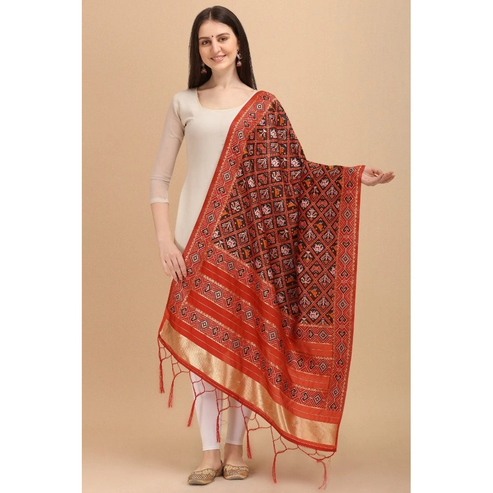 Ranili Silk Pure Zari Weaving Duppatta
