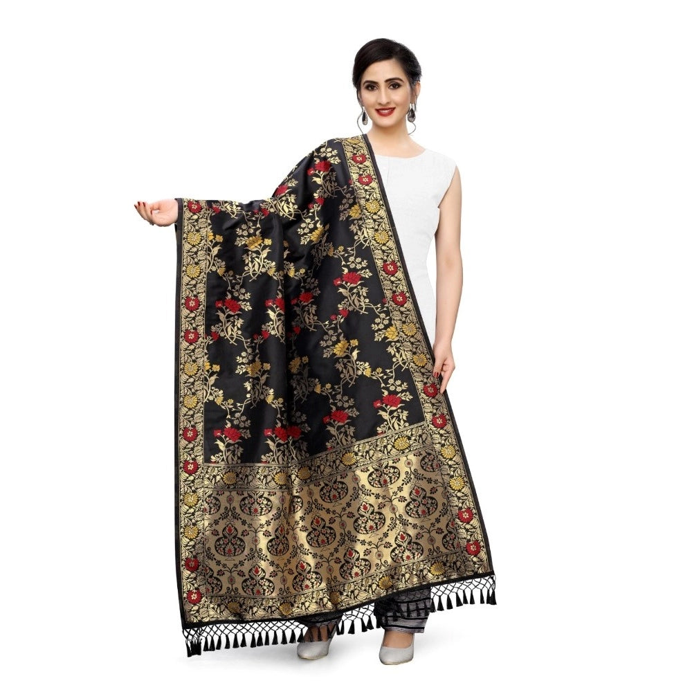 Ranili Silk Pure Zari Weaving Duppatta