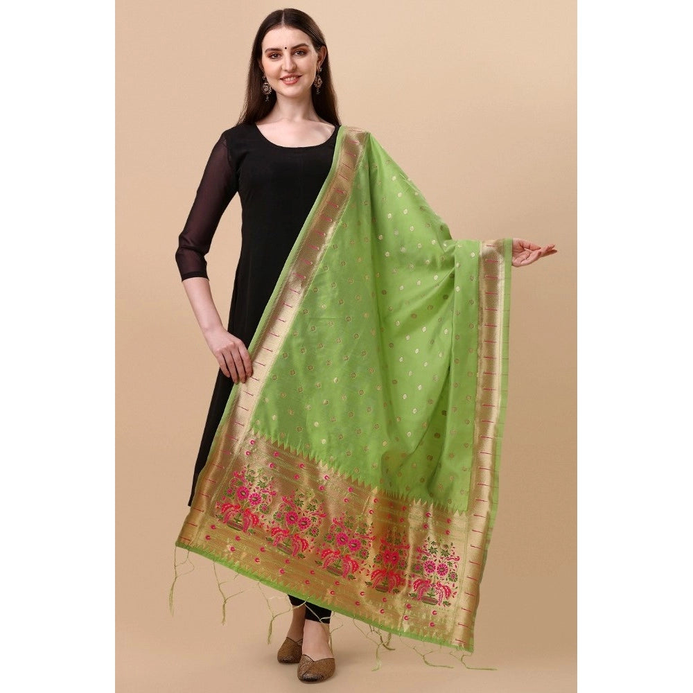Ranili Silk Pure Zari Weaving Duppatta
