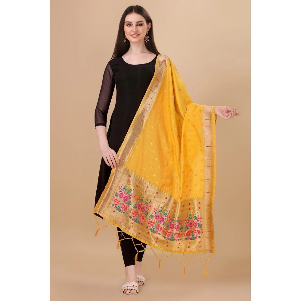 Ranili Silk Pure Zari Weaving Duppatta