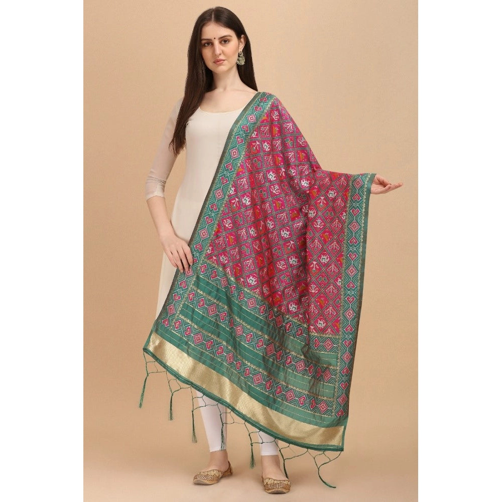 Ranili Silk Pure Zari Weaving Duppatta