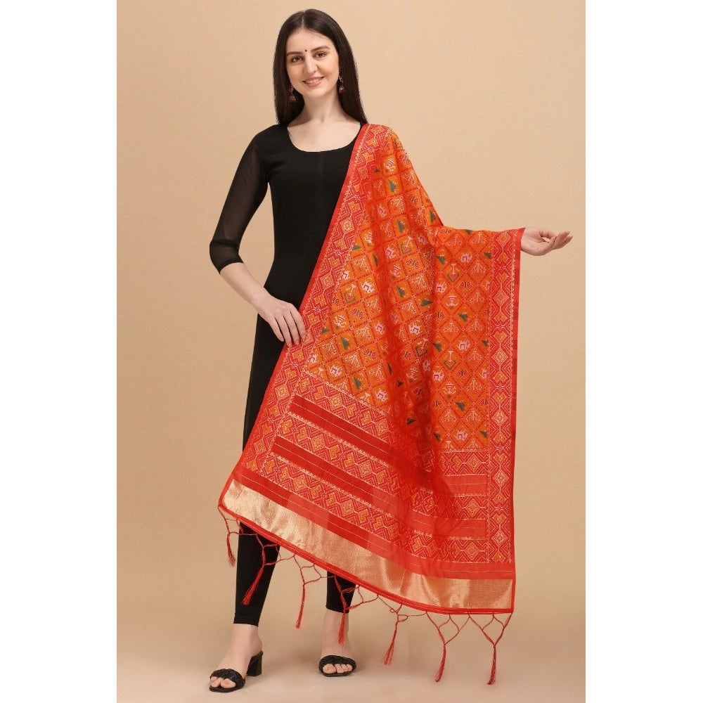 Ranili Silk Pure Zari Weaving Duppatta