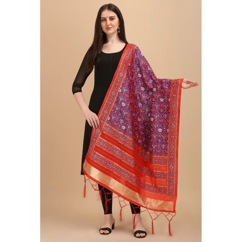 Ranili Silk Pure Zari Weaving Duppatta