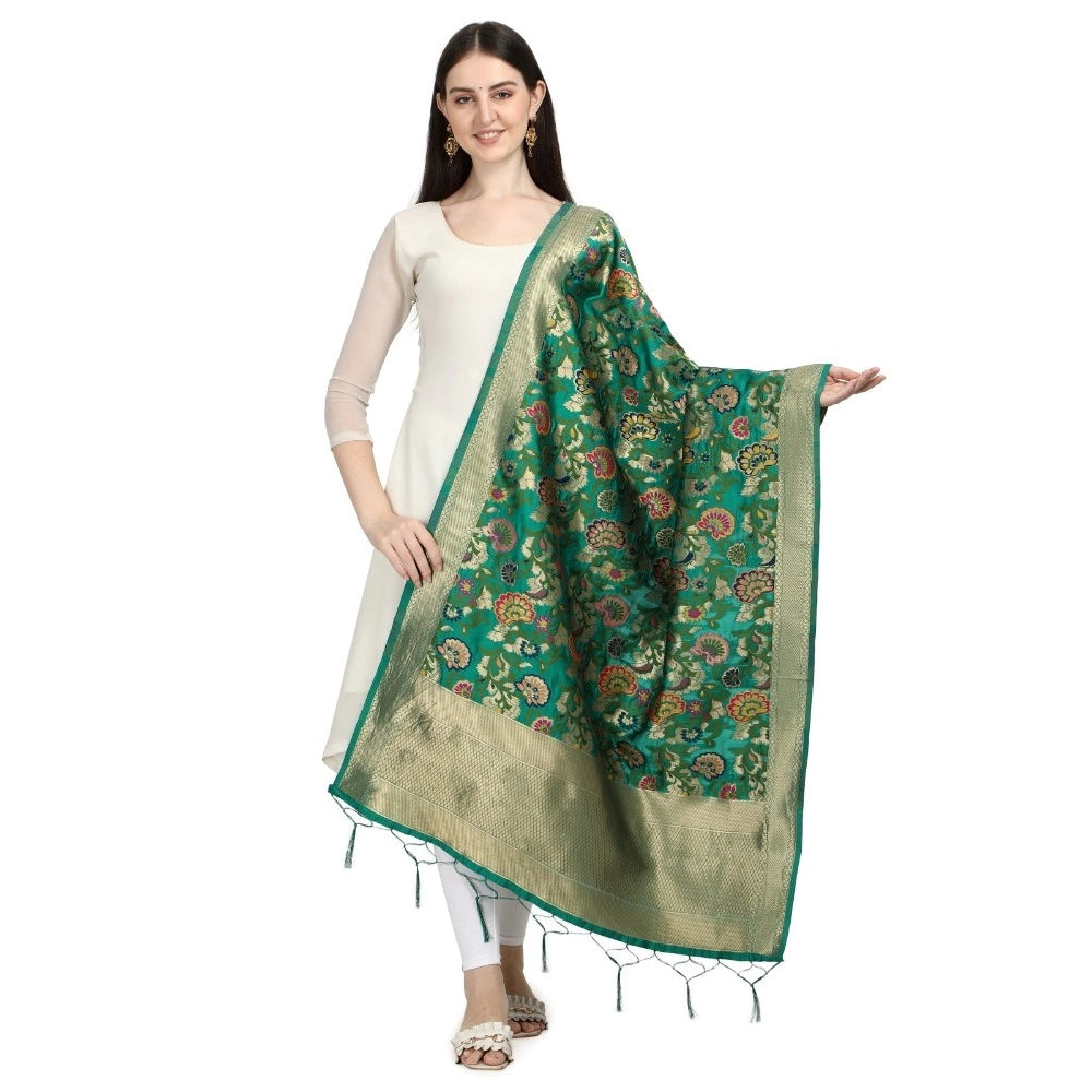 Ranili Silk Pure Zari Weaving Duppatta
