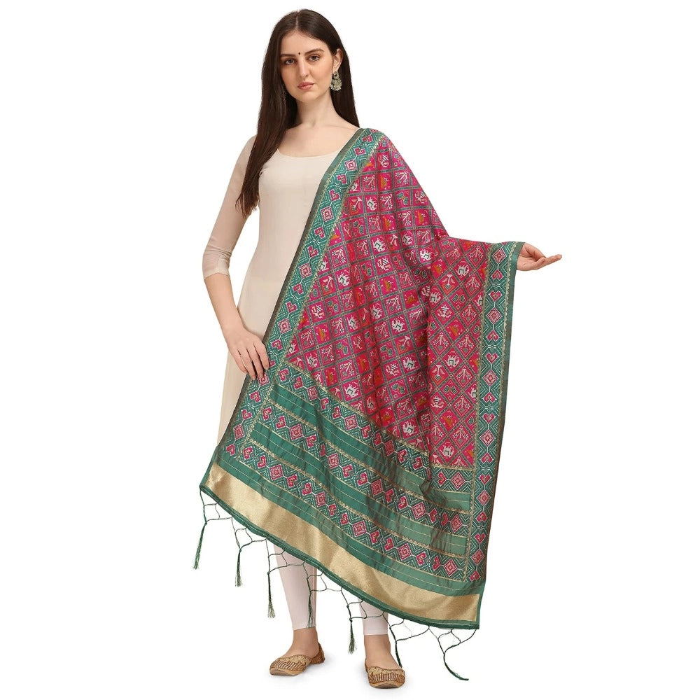 Ranili Silk Pure Zari Weaving Duppatta