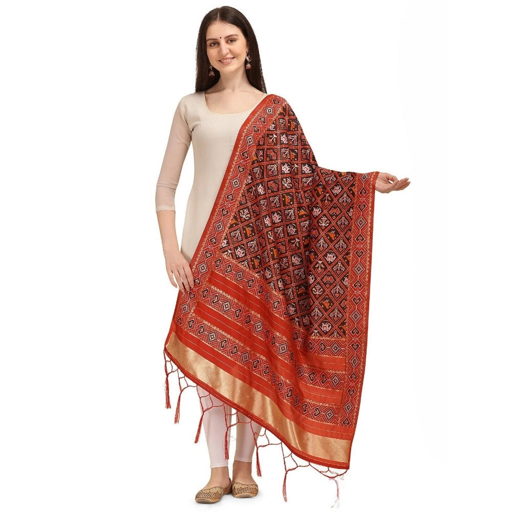Ranili Silk Pure Zari Weaving Duppatta