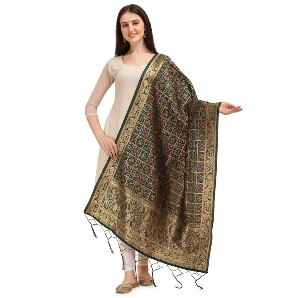 Ranili Silk Pure Weaving Work Duppatta