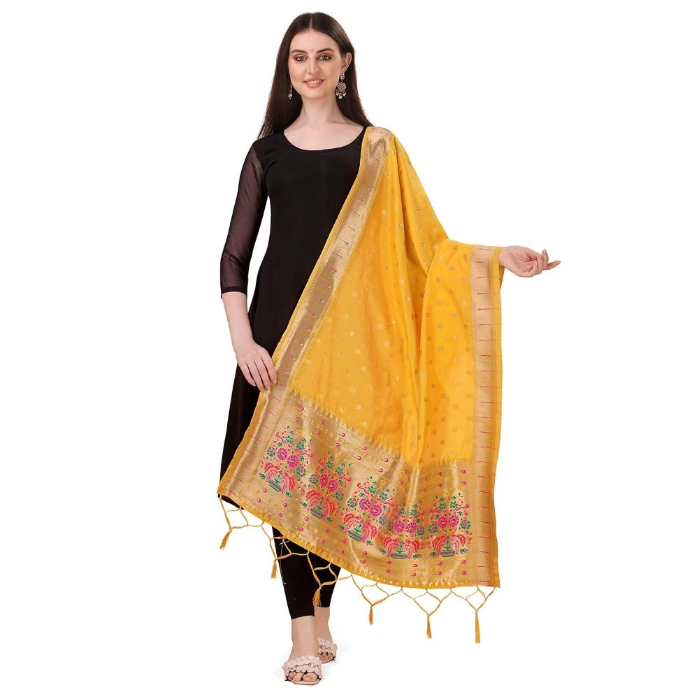 Ranili Silk Pure Zari Weaving Duppatta