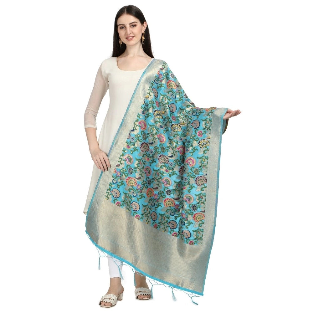Ranili Silk Pure Zari Weaving Duppatta