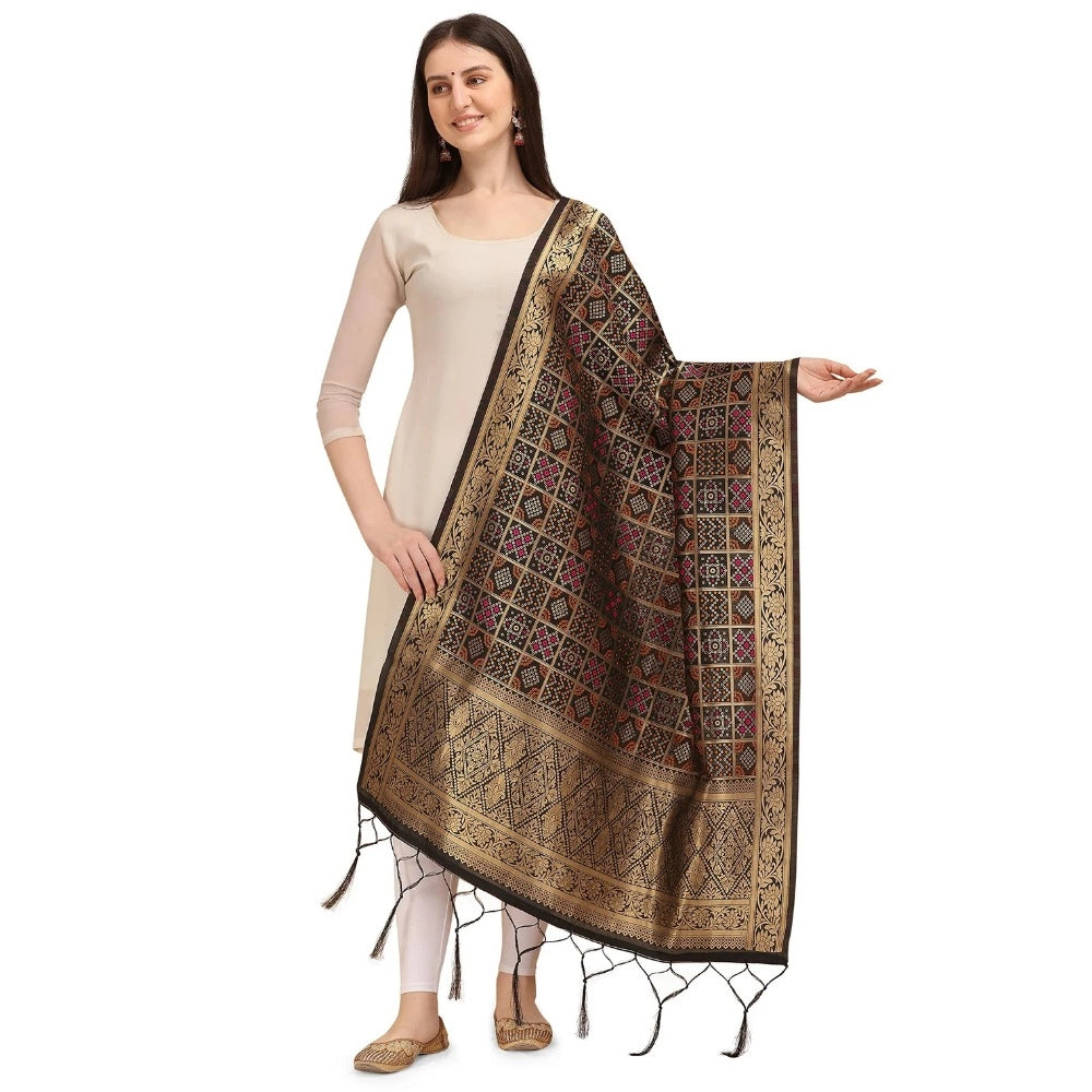 Ranili Silk Pure Weaving Work Duppatta