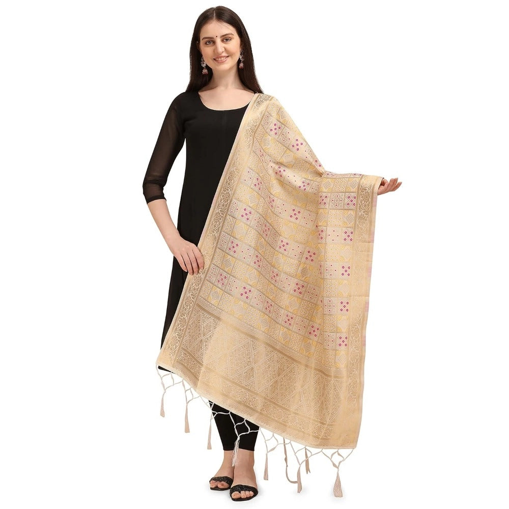 Ranili Silk Pure Weaving Work Duppatta