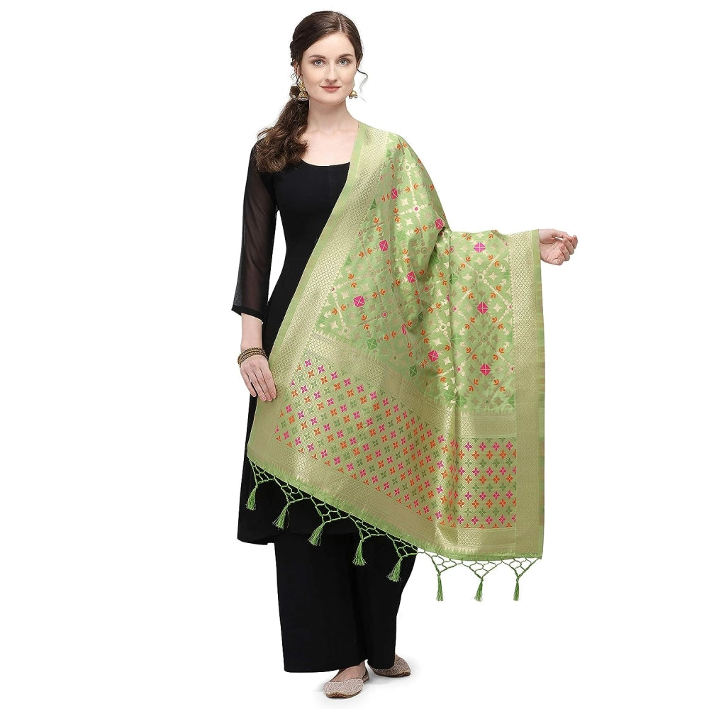 Ranili Silk Pure Zari Weaving Duppatta