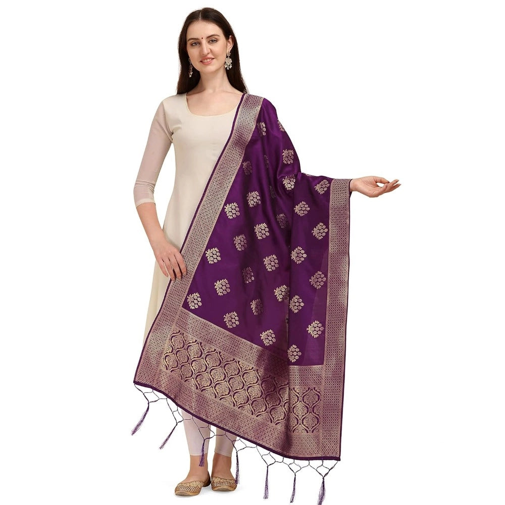Ranili Silk Pure Zari Weaving Duppatta