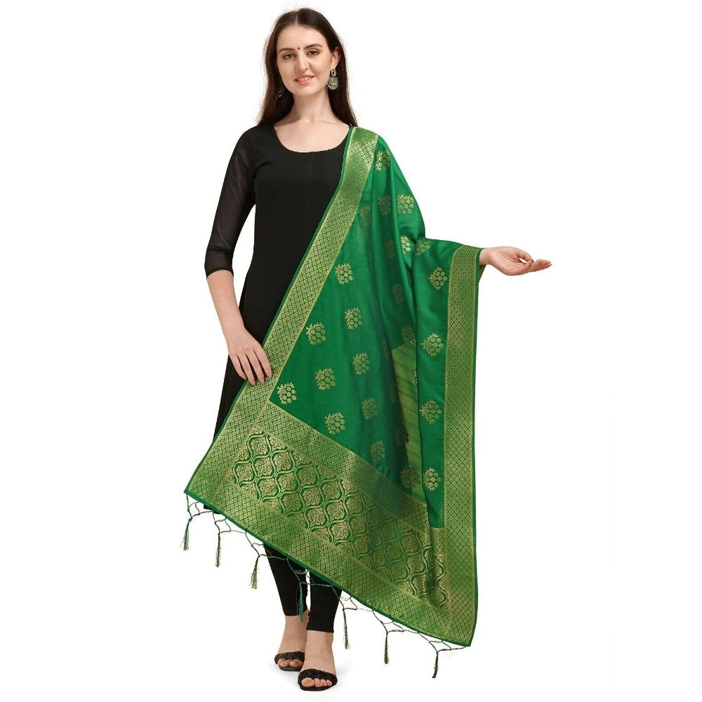 Ranili Silk Pure Zari Weaving Duppatta