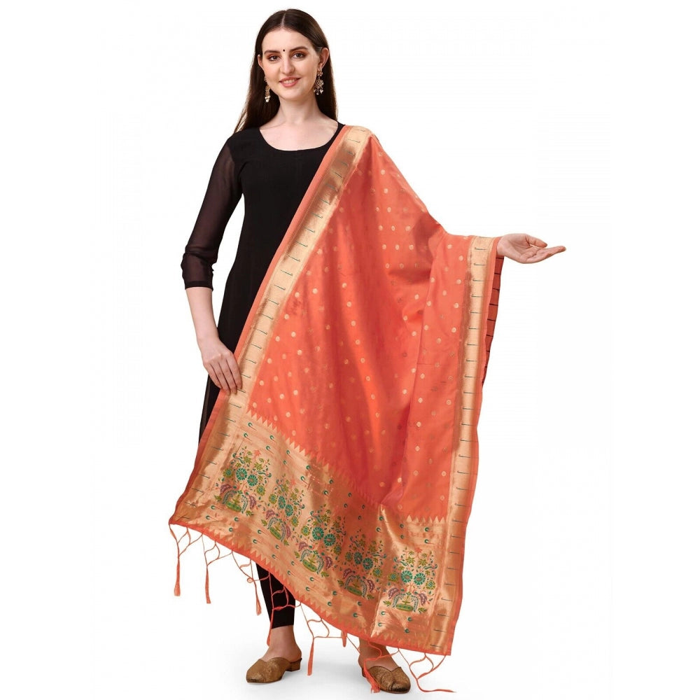 Ranili Silk Pure Zari Weaving Duppatta