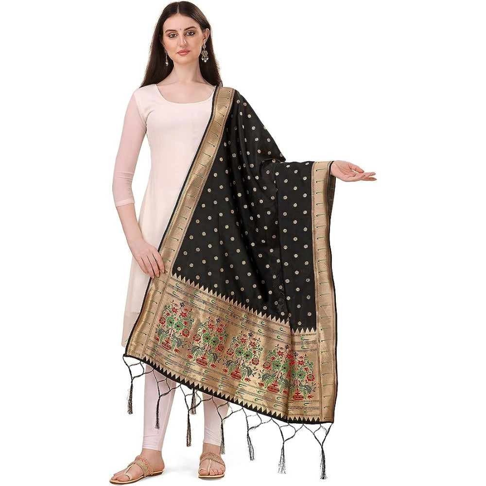 Ranili Silk Pure Zari Weaving Duppatta