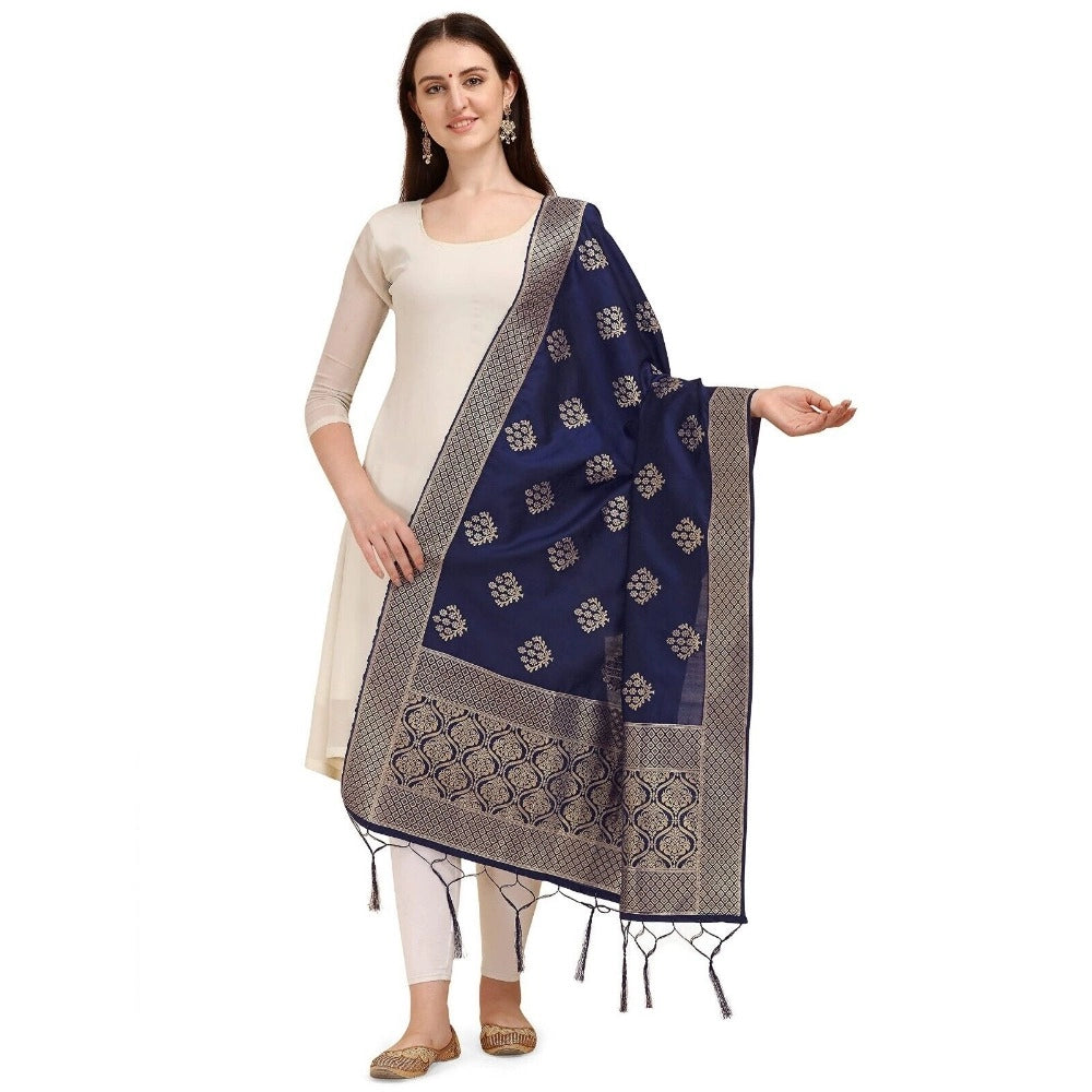 Ranili Silk Pure Zari Weaving Duppatta
