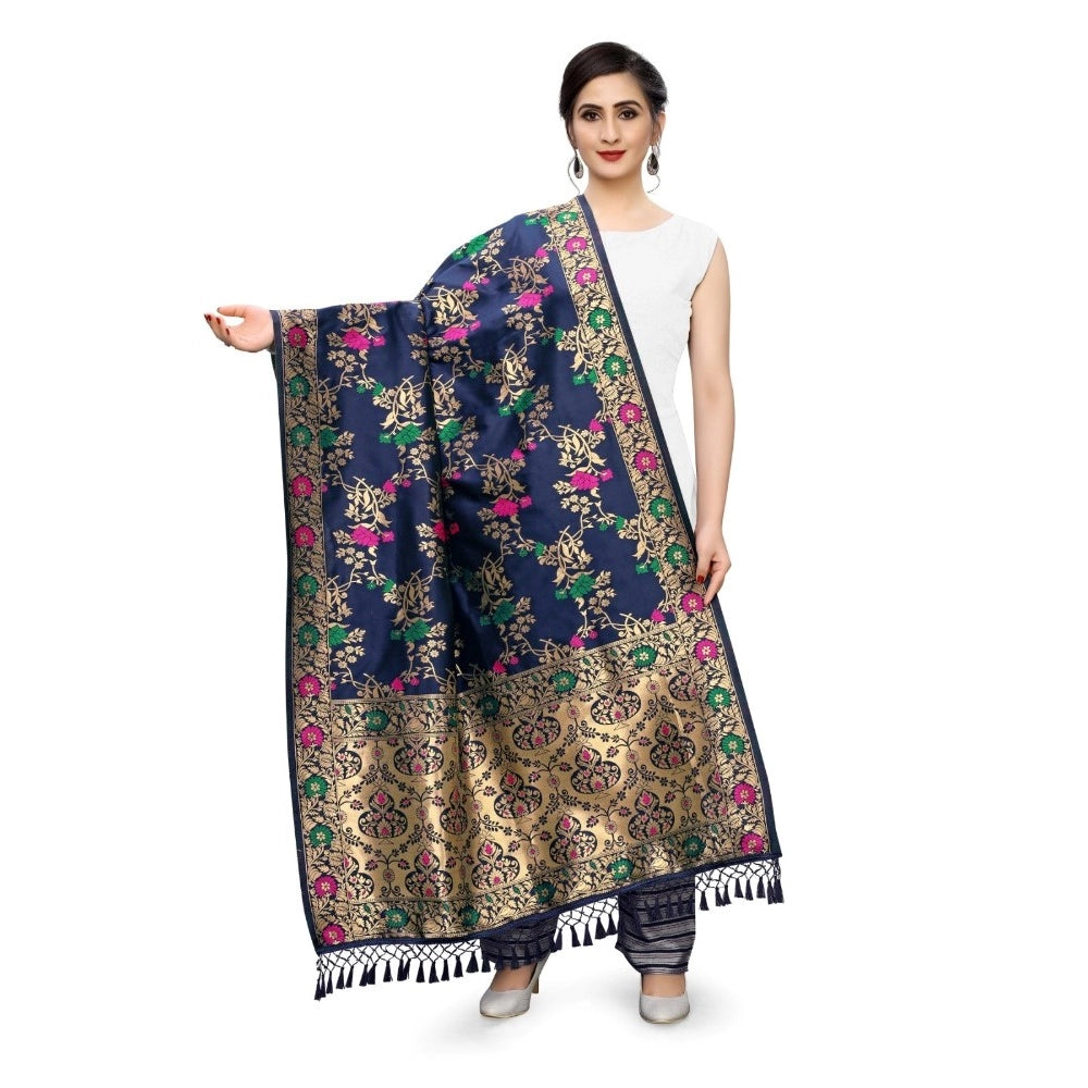 Ranili Silk Pure Zari Weaving Duppatta