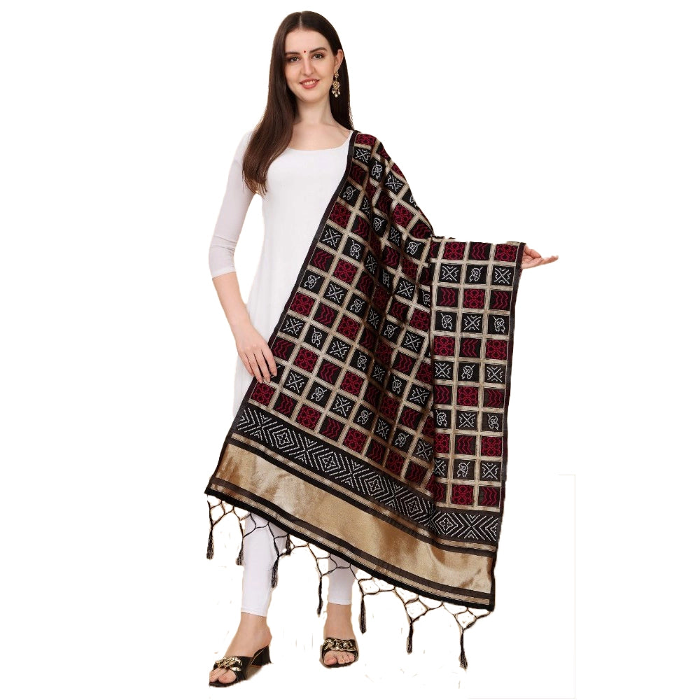 Ranili Silk Pure Weaving Work Duppatta