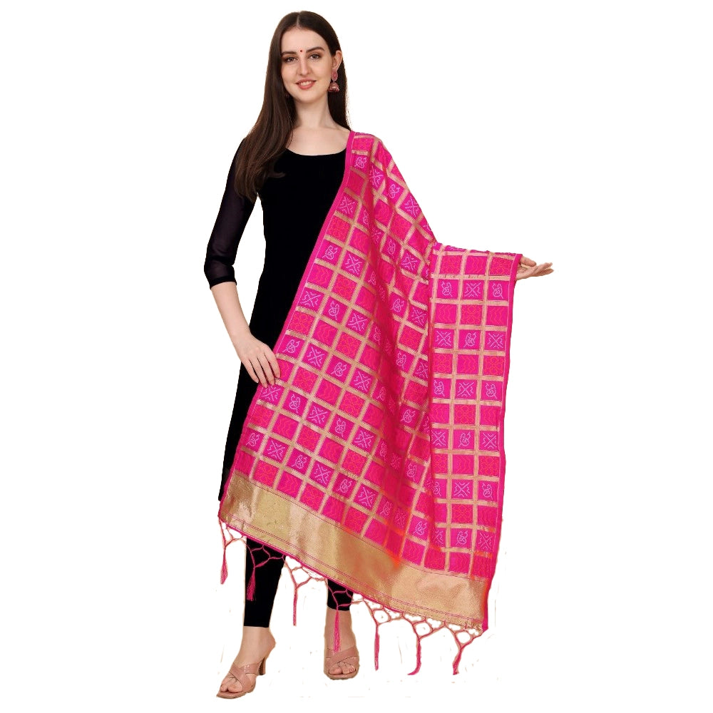 Ranili Silk Pure Weaving Work Duppatta