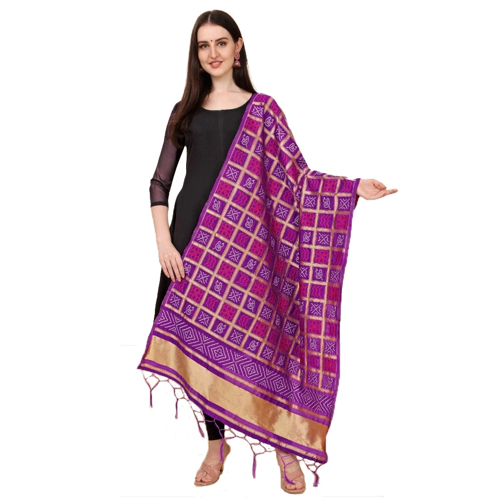 Ranili Silk Pure Weaving Work Duppatta