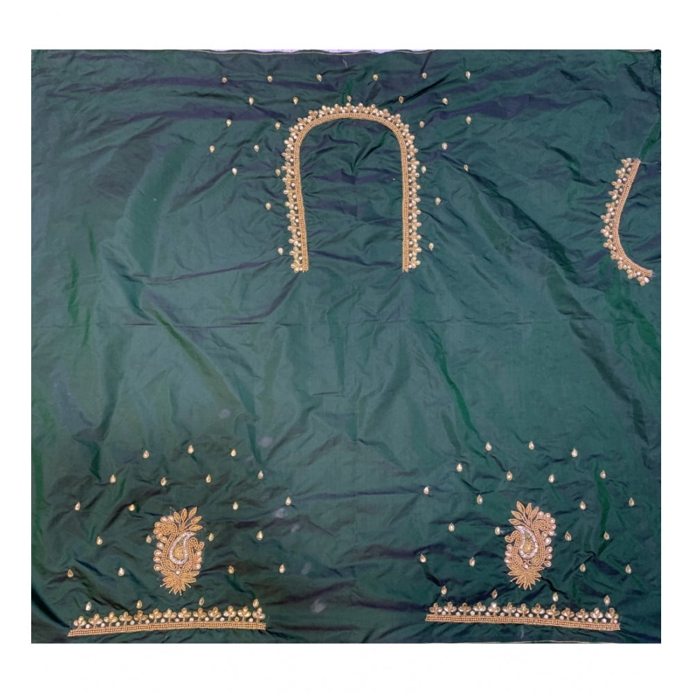 Ranili Cotton Silk Embroidered Unstitched Blouse Piece