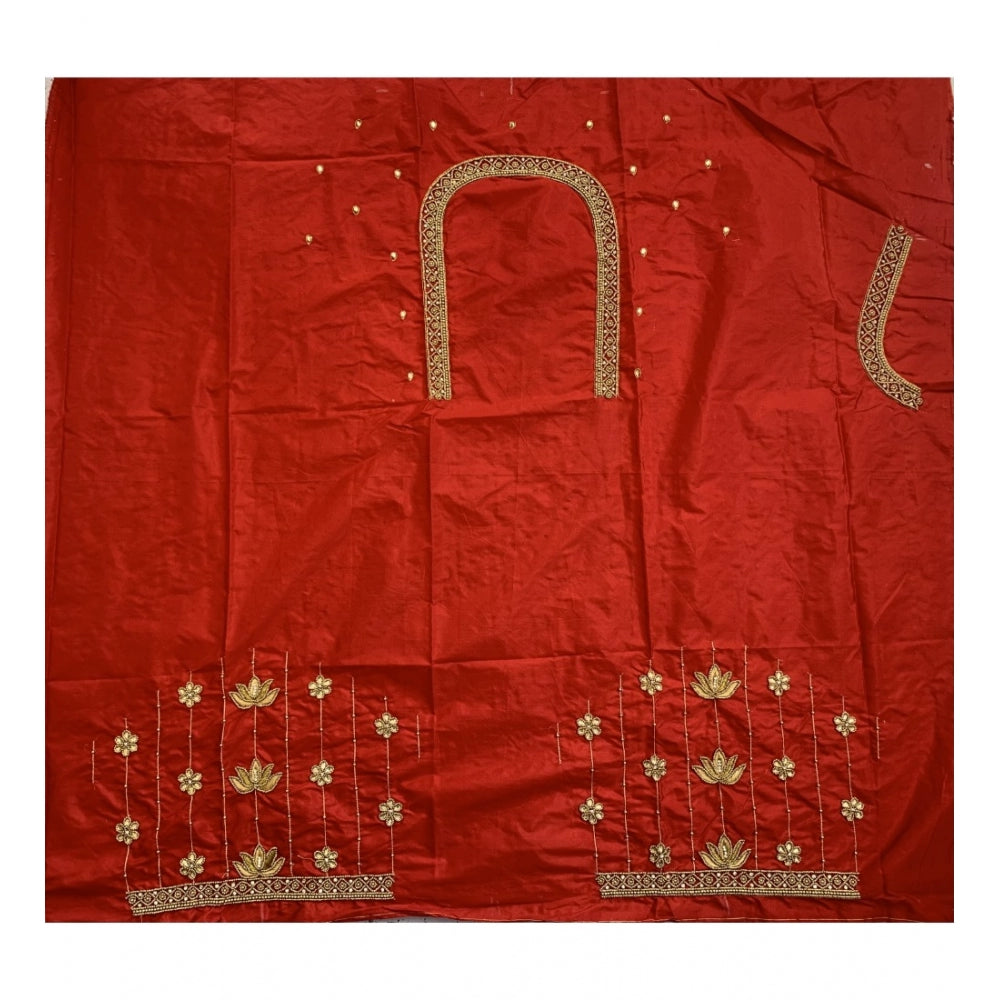 Ranili Cotton Silk Self Design Unstitched Blouse Piece