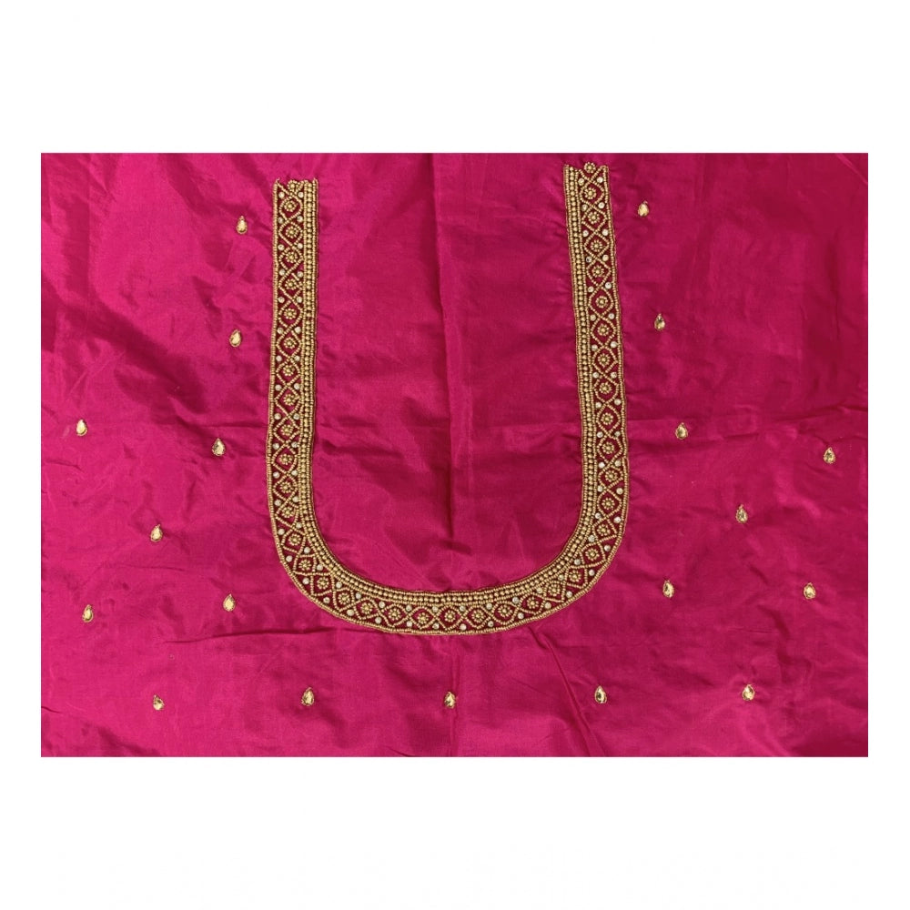 Ranili Cotton Silk Self Design Unstitched Blouse Piece