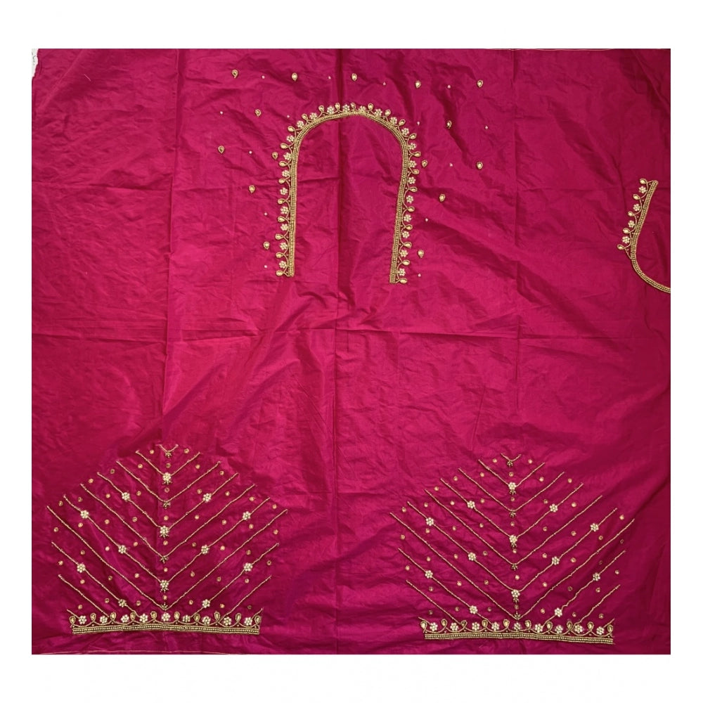 Ranili Cotton Silk Self Design Unstitched Blouse Piece