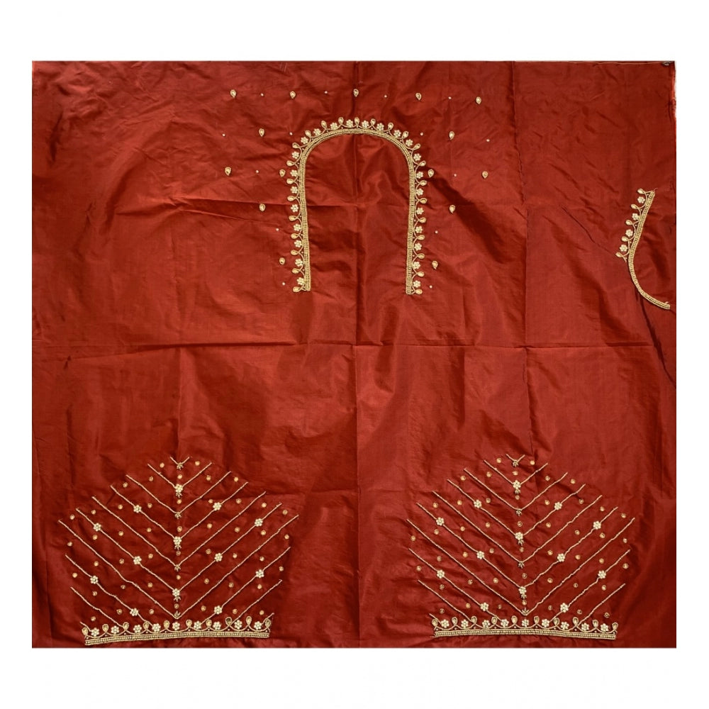 Ranili Cotton Silk Self Design Unstitched Blouse Piece