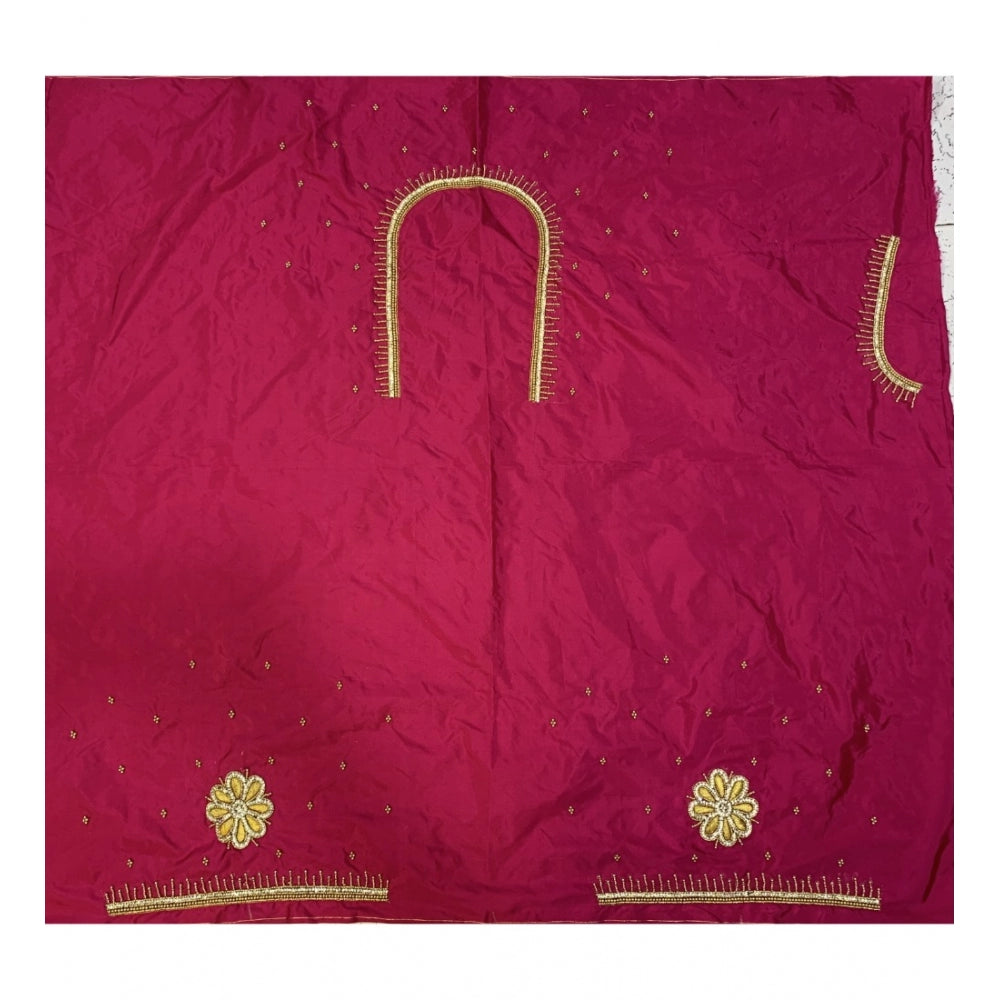 Ranili Cotton Silk Self Design Unstitched Blouse Piece
